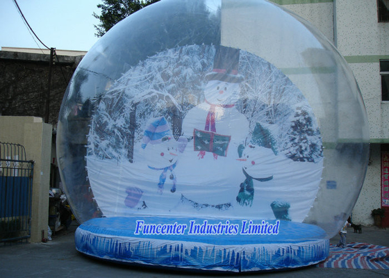 Snow Globe Inflatable Christmas Decoration, Blow Up Snow Globe Elegancki design