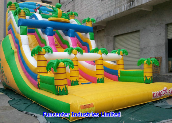 Tropical Jungle Inflatable Outdoor Toys 7mx4mx5m Ogromna przestrzeń dla dzieci