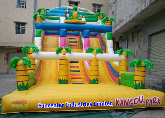 Tropical Jungle Inflatable Outdoor Toys 7mx4mx5m Ogromna przestrzeń dla dzieci
