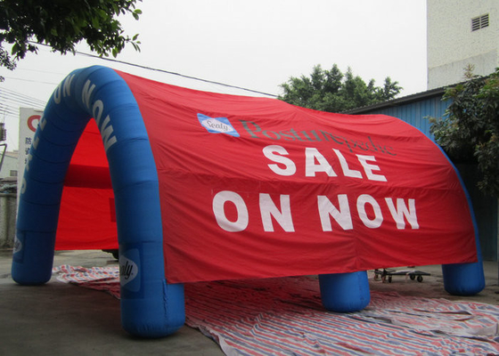 OEM Custom Blow Up Tent, namioty namiotowe w kształcie łuku, wymiary 8 x 6 x 4,5 m