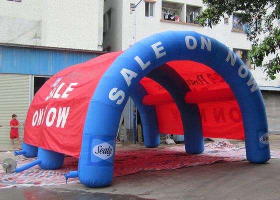 OEM Custom Blow Up Tent, namioty namiotowe w kształcie łuku, wymiary 8 x 6 x 4,5 m