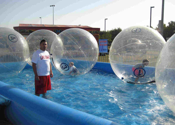 Logo Wydrukowano Giant Bubble Ball Środowisko Friendy In Water Game Playing