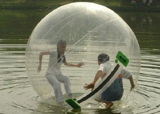 Logo Wydrukowano Giant Bubble Ball Środowisko Friendy In Water Game Playing