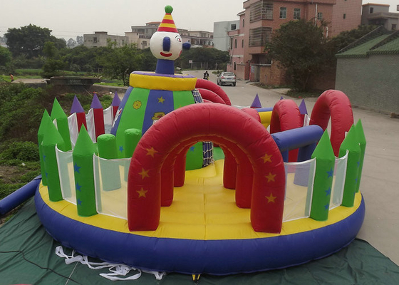 Zewnętrzny nadmuchiwany park wodny Łatwa konserwacja Wymiar 10m x 8m 12m x 9m