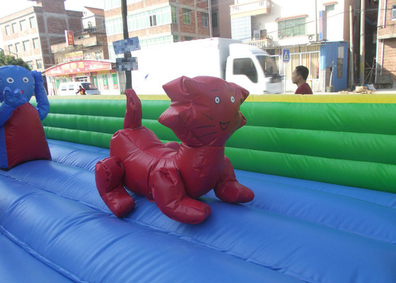 Ponadgabarytowy nadmuchiwany park rozrywki Wysokie materiały bezpieczeństwa Bouncy Juming Castle