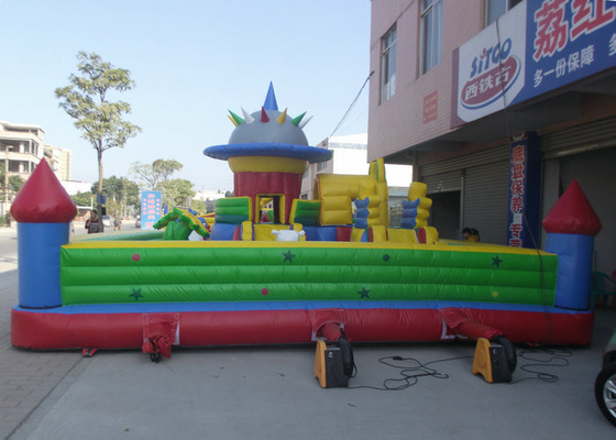 Ponadgabarytowy nadmuchiwany park rozrywki Wysokie materiały bezpieczeństwa Bouncy Juming Castle