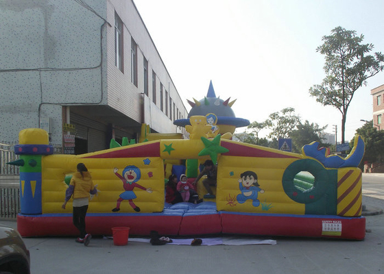 Ponadgabarytowy nadmuchiwany park rozrywki Wysokie materiały bezpieczeństwa Bouncy Juming Castle