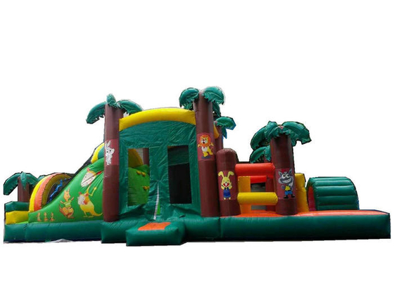 Nadmuchiwany park rozrywki Forest Live Vivid Pattern Printing IO-001