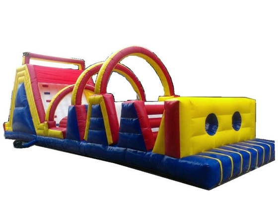 Custom Made Giant Dmuchana przeszkoda Bezpieczne PCV Tarp dla dzieci Bouncy