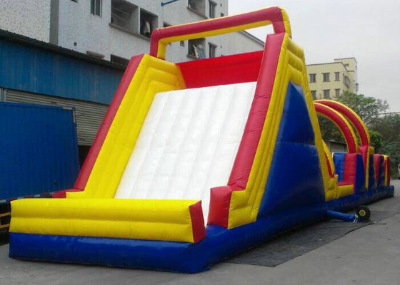Custom Made Giant Dmuchana przeszkoda Bezpieczne PCV Tarp dla dzieci Bouncy