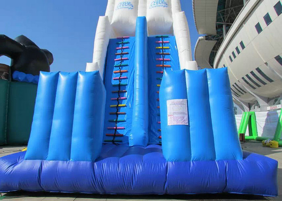 Custom Made Inflatable Przeszkoda z Titanic Slide PVC Tarp Materials
