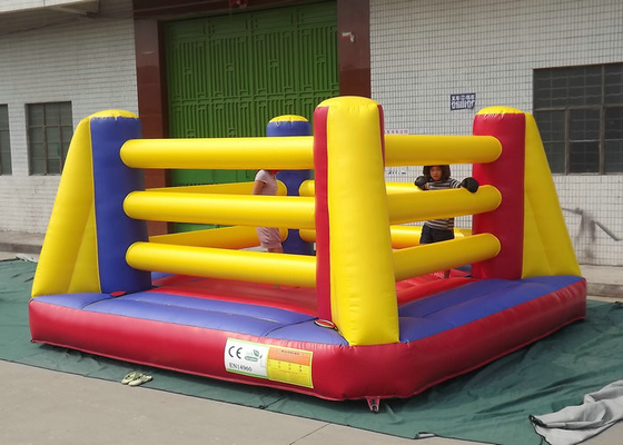 Outdoor interaktywne nadmuchiwane sportowe zabawki Bouncy Wrestling Ring 4mx4m 5mx5m Rozmiary