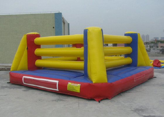 Outdoor interaktywne nadmuchiwane sportowe zabawki Bouncy Wrestling Ring 4mx4m 5mx5m Rozmiary