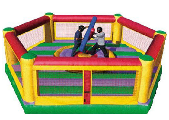 Outdoor interaktywne nadmuchiwane sportowe zabawki Bouncy Wrestling Ring 4mx4m 5mx5m Rozmiary