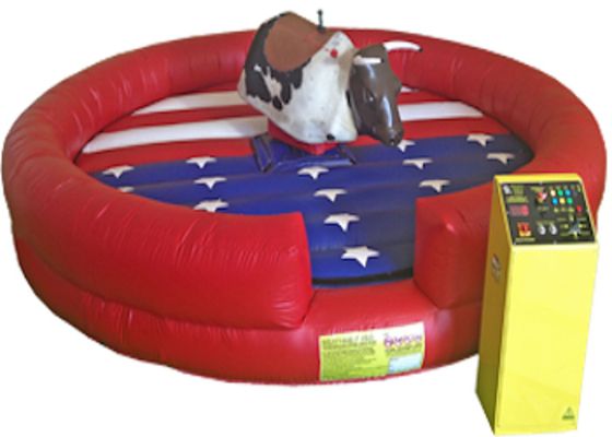 2 lata gwarancji nadmuchiwana arena jeździecka, nadmuchiwane gry sportowe z Rodeo Bull Ride Machine