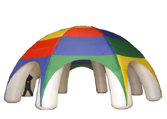 Mix kolorowy odkryty PVC nadmuchiwany namiot Easy Inflated Party Cube Marquee