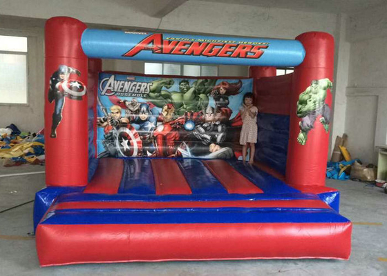 Superman Printed Indoor Bouncy Castle Zmniejszający palność z zatwierdzeniem SGS