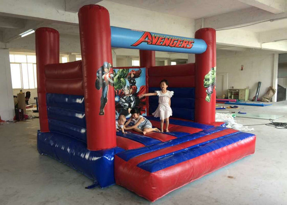 Superman Printed Indoor Bouncy Castle Zmniejszający palność z zatwierdzeniem SGS