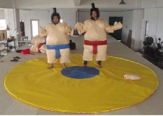 Outdoor Interactive Dmuchane kombinezony Sumo Wysoka wytrzymałość plandeki PCV odporna na łzy
