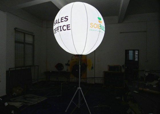 Balony podświetlane białym kolorem, nadmuchiwane dekoracje oświetleniowe o średnicy 1,5 m