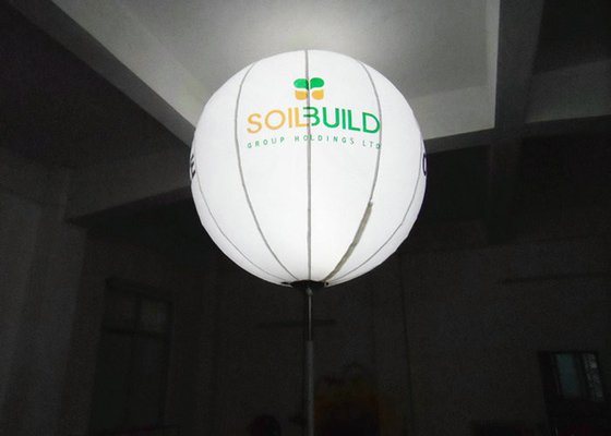 Balony podświetlane białym kolorem, nadmuchiwane dekoracje oświetleniowe o średnicy 1,5 m
