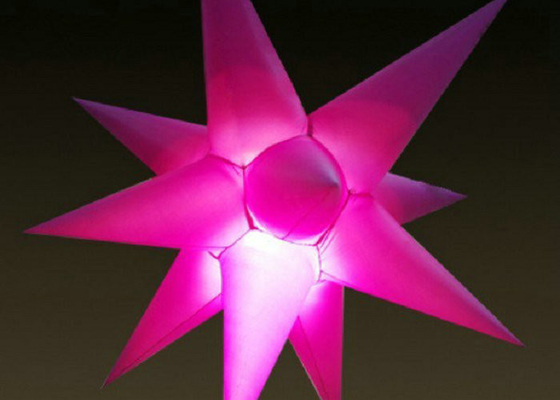 1m - 2m Dioda LED nadmuchiwane Star, nadmuchiwane dekoracji Stage High Definition