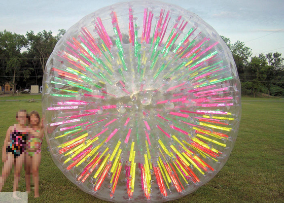 LED oświetlone nadmuchiwane Hamster Ball Wodoodporna rozrywka na świeżym powietrzu Sport