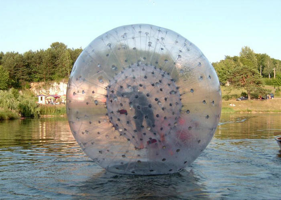Wyczyść PVC Pool Hamster Ball Indywidualnie spersonalizowana technologia nadruku gorącym powietrzem