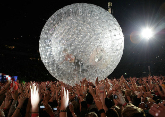 Duża Eco Friendly Blow Up Bubble Ball, dmuchana piłka chomika o wysokiej przejrzystości