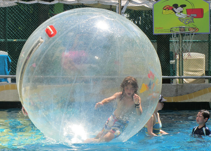Przezroczysta PCV TPU Walking On Water Bubble Ball Logo Printing w rozmiarze niestandardowym