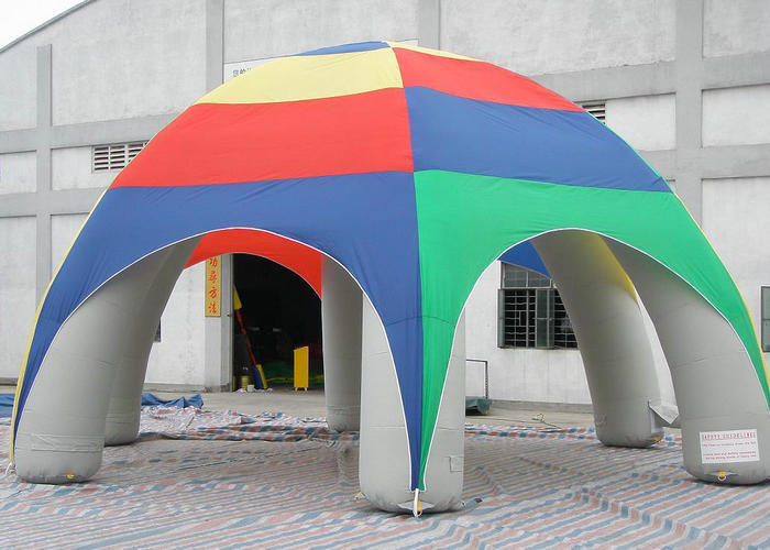 Mix kolorowy odkryty PVC nadmuchiwany namiot Easy Inflated Party Cube Marquee